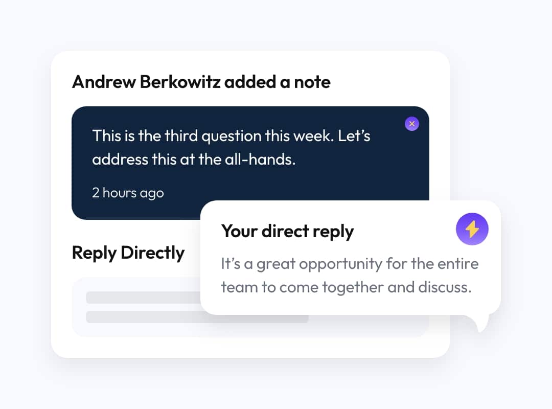Replying privately to an anonymous submission