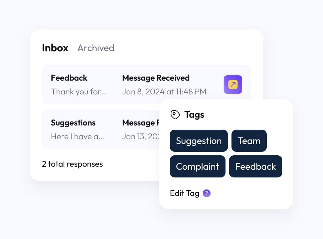 Tag organize export