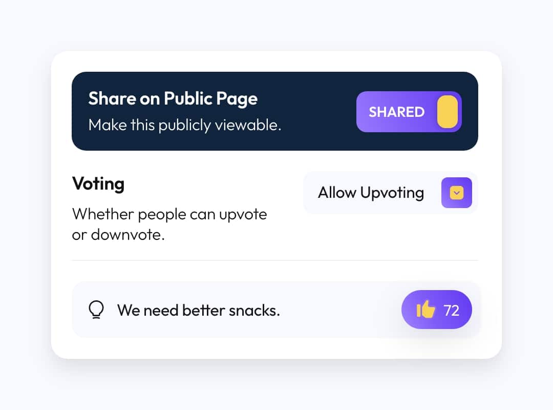 Enhance transparency from the start