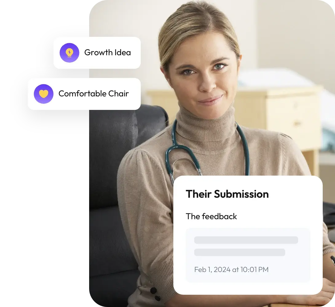 Gather feedback healthcare staff