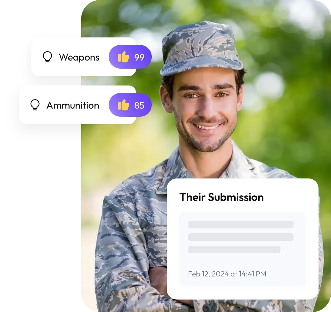 Military valuable feedback