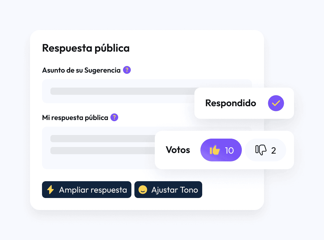 Respuesta pública