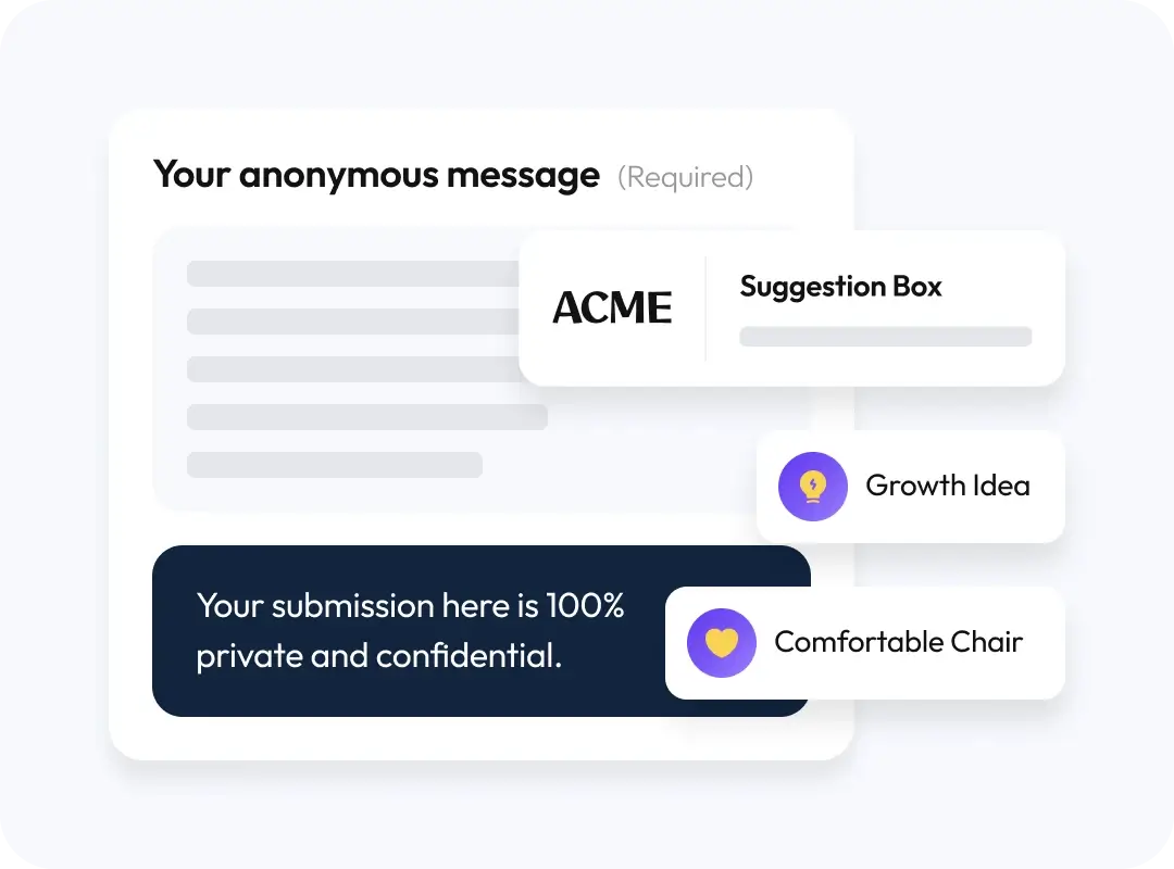 Collect feedback your team wants to actually share