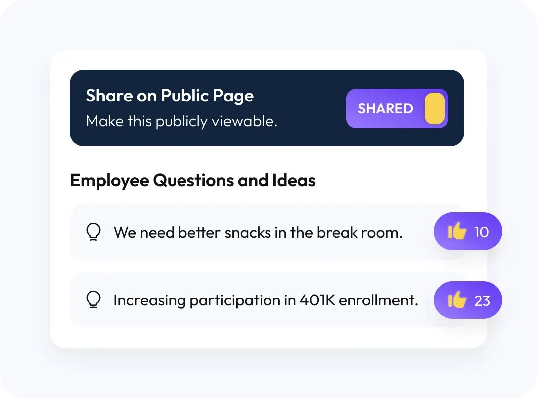 Make good ideas visible