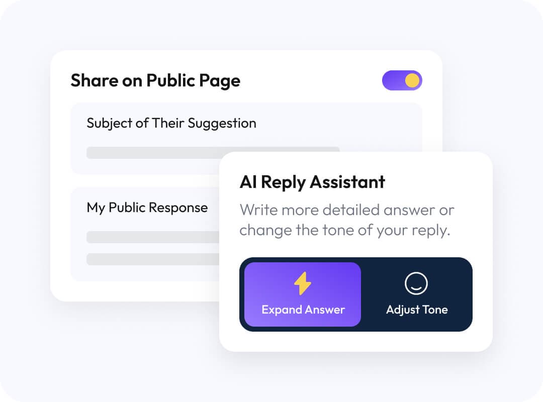 Public replies