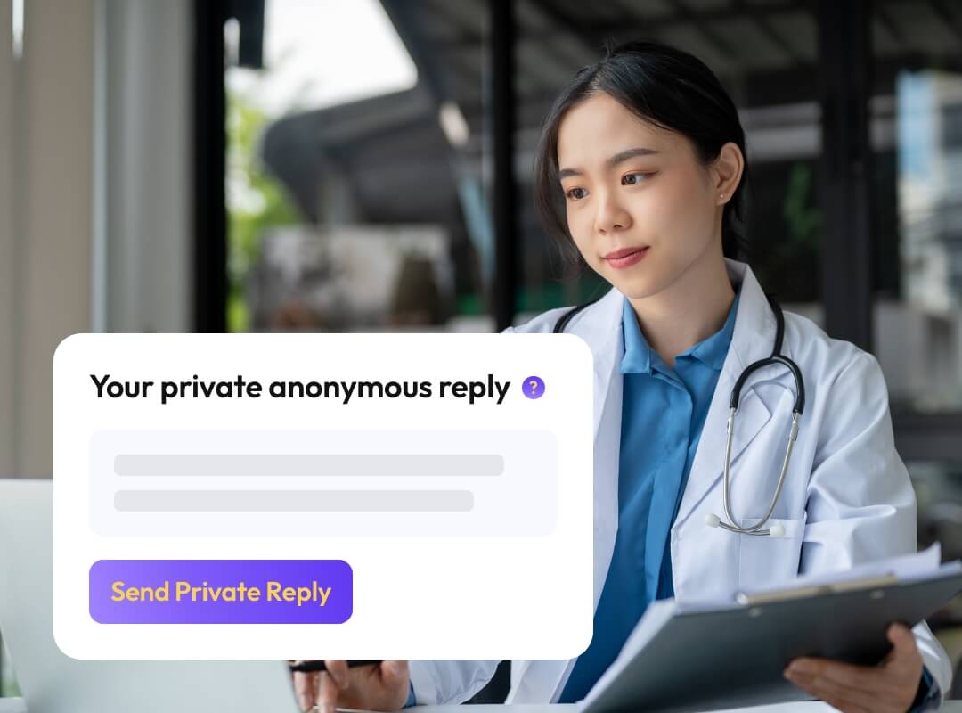 Healthcare reply confidently