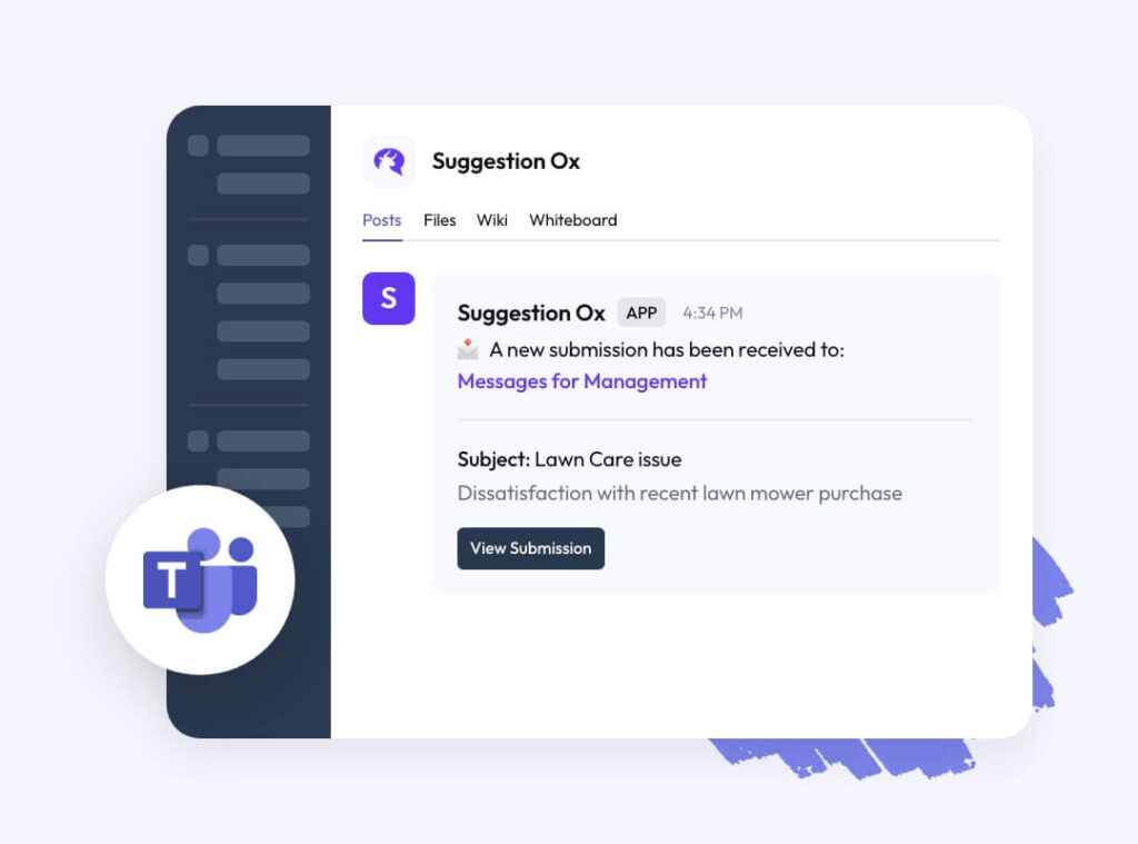 Microsoft Teams Suggestion Box Suggestion Box in MS Teams