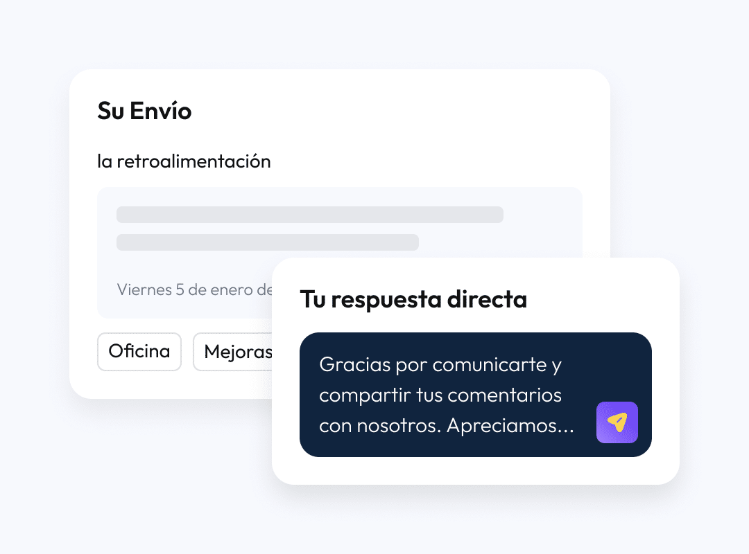 Su envío tu respuesta directa