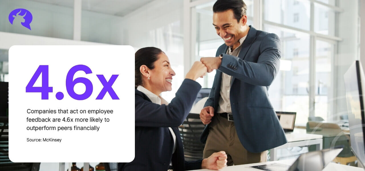 Organizations that act on employee feedback